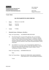 Journal of the 363rd Plenary Meeting of the Forum for Security Co-operation (de)