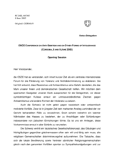 Statement by the Delegation of Switzerland (de)