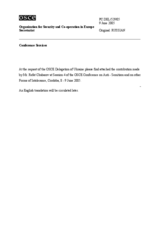 Statement by Refat Chubarov, Delegation of Ukraine (ru)