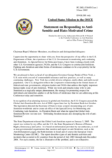 Statement by Ambassador Edward B. O'Donnell, Delegation of the United Stated of America