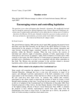 Article about the work of the OSCE Mission to Croatia, Novosti 7 dana