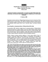 Background report on domestic war crime prosecutions, transfer of ICTY proceedings and missing persons (hr)