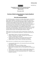 The State of Media Freedom in the former Yugoslav Republic of Macedonia