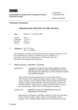 Journal of the 487th Plenary Meeting of the Permanent Council