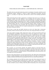 Presentation by Rashid Hajili