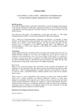 Presentation by Christian Möller