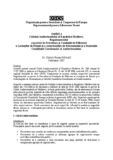 Legal review of the Moldovan Audiovisual Code, the Regulation for Granting Broadcasting Licences, and the Statute of the Coordinating Council. (ro)