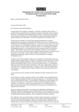 Report to the Permanent Council