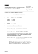 Journal of the 303rd Plenary Meeting of the Forum for Security Co-operation (es)