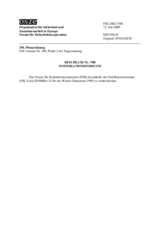 Forum for Security Co-operation Decision No. 7/00 - Notification formats for the Vienna Document 1999 (de)
