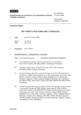 Journal of the 501st Plenary Meeting of the Permanent Council (it)