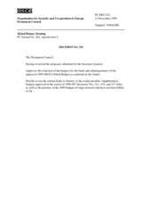 Permanent Council Decision No. 332