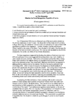 Statement by Nils Muiznieks, Minister for Social Integration, Republic of Latvia