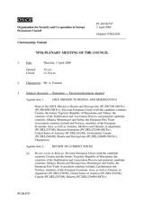 Journal of the 707th Plenary Meeting of the Permanent Council