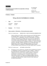 Journal of the 707th Plenary Meeting of the Permanent Council (fr)