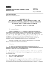 Permanent Council Decision No. 857