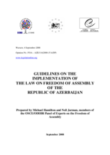 Guidelines on the Implementation of the Law on Freedom of Assembly of the Republic of Azerbaijan