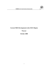 Current NRM Developments in the OSCE Region