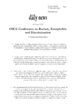 Article in the Turkish Daily News by OSCE Ambassador Omur Orhun