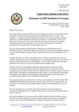 Statement by the Delegation of the United States on Georgia