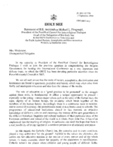 Statement by H.E. Archbishop Michael L. Fitzgerald, Holy See