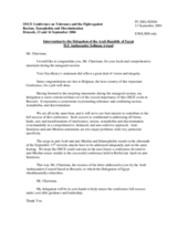 Statement by the Delegation of Egypt, session 1