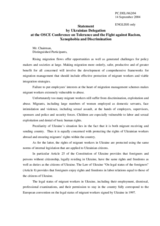 Statement by the Delegation of Ukraine, session 3