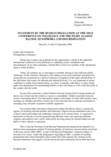 Statement by the Delegation of Russia, session 4