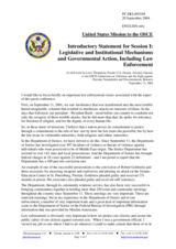 Statement by the Delegation of Norway, opening session