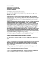 Fundamental Principles on the Status of Non-governmental Organisations in Europe