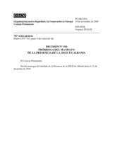 Permanent Council Decision No. 910 (es)