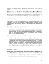 Interview with the Head of the OSCE Mission to Croatia, Novi list