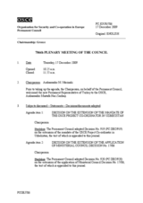 Journal of the 786th Plenary Meeting of the Permanent Council