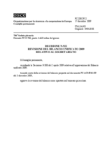 Permanent Council Decision No. 922 (it)