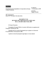 Permanent Council Decision No. 922 (es)