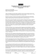 Statement by the Representative on Freedom of the Media at the OSCE/ODIHR human dimension implementation meeting