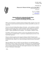 Statement by the Delegation of Ireland in response to the Russian Federation