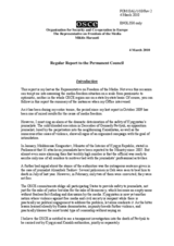 Report to the Permanent Council by the OSCE Representative on Freedom of the Media, 4 March 2010