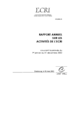 Annual report on ECRI's activities (fr)
