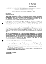 Statement on Behalf of the Tolerance Foundation and Moscow office of Anti-Defamation League