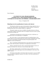 Statement by Gerard Kerforn, delegation of France, session 4