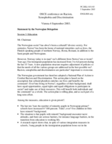 Statement by the delegation of Norway, session 3