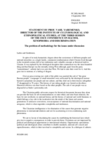 Statement by Professor Vasil Yaremenko, delegation of Ukraine, session 3