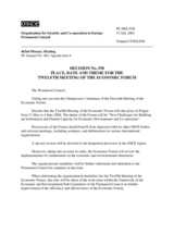 Permanent Council Decision No. 558