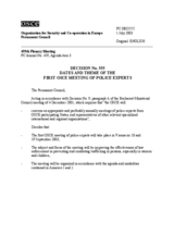 Permanent Council Decision No. 555