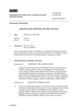 Journal of the 447th Plenary Meeting of the Permanent Council