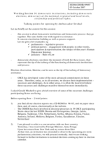 Talking points for opening by Ambassador Christian Strohal, Director