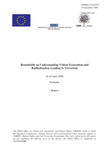 Roundtable on Understanding Violent Extremism and Radicalization Leading to Terrorism: Report