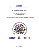 Беларусь, Прэзідэнцкія выбары, 19 сакавіка 2006 г.: Выніковая справаздача