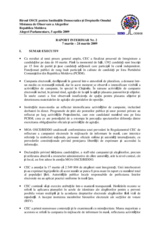 2009 parliamentary elections in the Republic of Moldova: interim report 2 (ro)